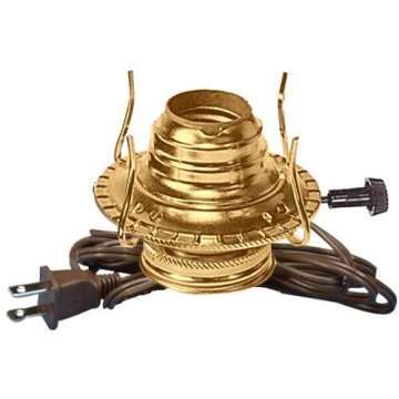 Creative Hobbies Electric Oil Lamp Burner DIY Conversion Kit, Pre-Wired and Ready to Use (#2)