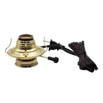 Creative Hobbies Electric Oil Lamp Burner DIY Conversion Kit, Pre-Wired and Ready to Use (#2)