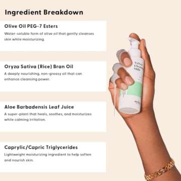 Stratia Velvet Cleansing Milk | Gentle Cream Face Cleanser | Moisturizing, Non-Foaming | Chamomile, Olive Oil & Aloe Vera | 4 Fl Oz