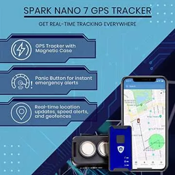 Brickhouse Car Trackers for Your Vehicle - Spark Nano 7 GPS Tracker with Magnetic Waterproof Case - ...