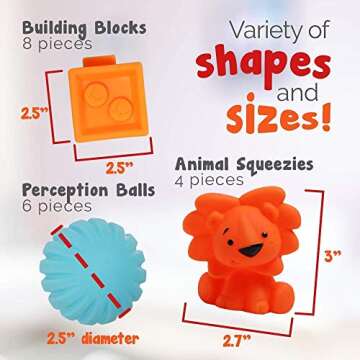 Lemostaar Baby Blocks Balls & Buddies Se