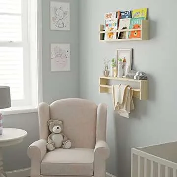 brightmaison Polynez 30" Floating Shelves Set for Kids