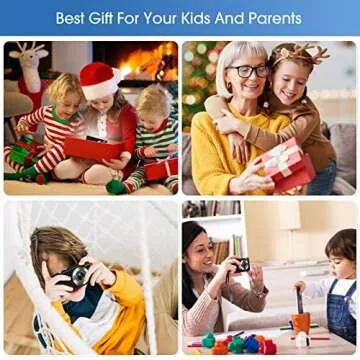 2.7K Digital Camera 48MP Mini Vlogging Camera with Batteries