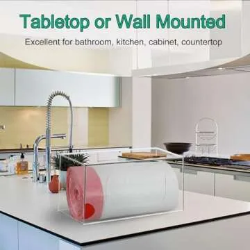Extra Large Acrylic Trash Bag Holder for Easy Organization