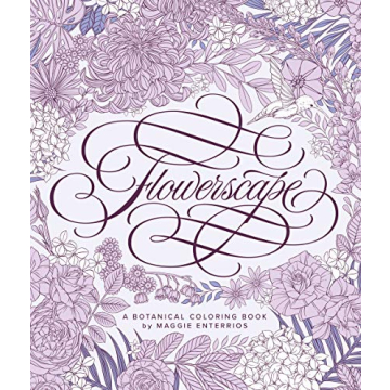 Flowerscape: A Botanical Coloring Book for Creative Minds