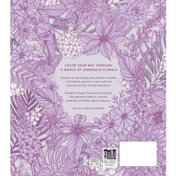 Flowerscape Botanical Coloring Book for Nature Lovers