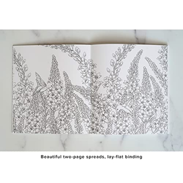 Flowerscape Botanical Coloring Book for Nature Lovers