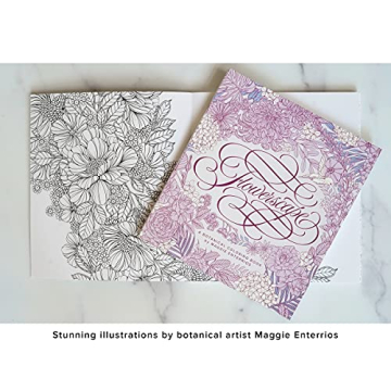 Flowerscape Botanical Coloring Book for Nature Lovers
