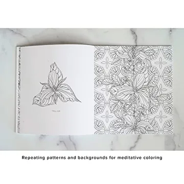 Flowerscape Botanical Coloring Book for Nature Lovers