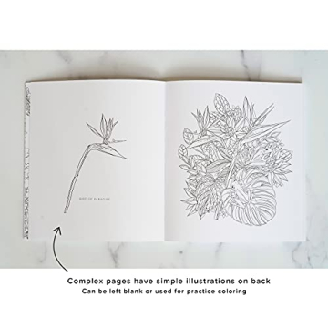 Flowerscape Botanical Coloring Book for Nature Lovers