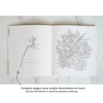 Flowerscape Botanical Coloring Book for Nature Lovers