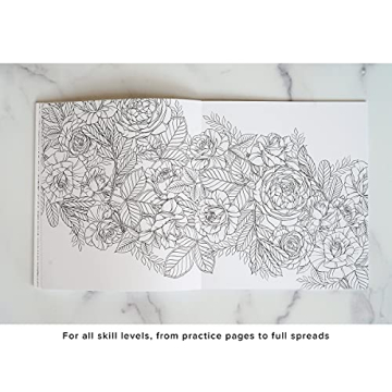 Flowerscape Botanical Coloring Book for Nature Lovers