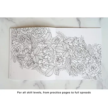 Flowerscape Botanical Coloring Book for Nature Lovers
