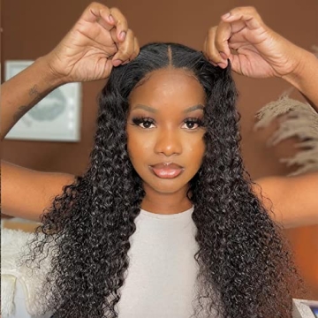 Domiso 26 Inch Deep Wave Wig for Effortless Beauty