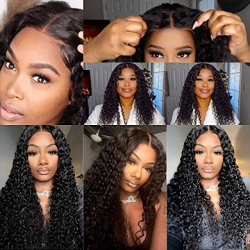 Domiso 26 Inch Deep Wave Wig for Effortless Beauty