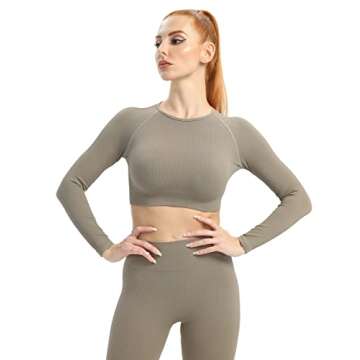 VALANDY Women's Seamless Gym Set - Stylish Activewear