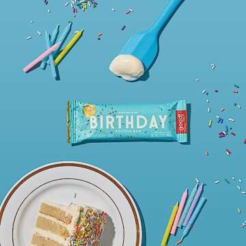 good! Snacks Vegan 6 Flavor Pack Protein Bars | Gluten-Free, Plant Based, Low Sugar, Kosher, Soy Free, Non GMO | 15g Protein (12 Bars)