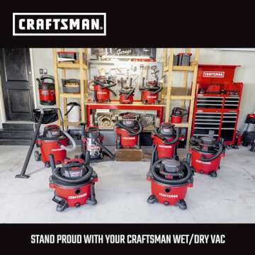 CRAFTSMAN CMXZVBE38668 1-1/4 in. 6-Piece Micro-Cleaning Wet Dry Vac Attachment Kit, Industrial-Grade Shop Vacuum Accessories for Intricate and Detail Cleaning, Fits 1-1/4 in. Hose Diameter