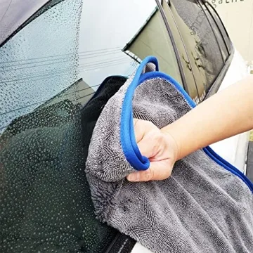 SHSCLY Microfiber Car Drying Towel Super Absorbent Lint-Free