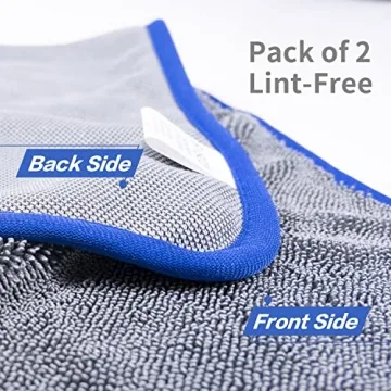 SHSCLY Microfiber Car Drying Towel Super Absorbent Lint-Free