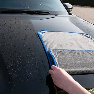 SHSCLY Microfiber Car Drying Towel Super Absorbent Lint-Free