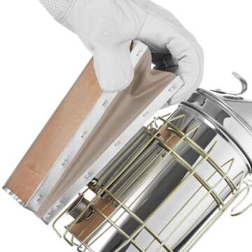 Honey Keeper Stainless Steel Hive Smoker for Beekeeping