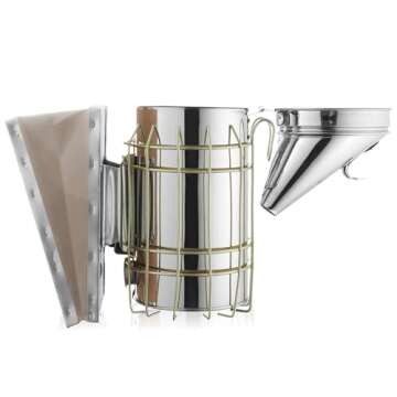 Honey Keeper Stainless Steel Hive Smoker for Beekeeping