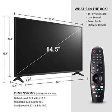 LG 65UN7300PUF 65" Smart 4K TV with Alexa - Stunning Clarity