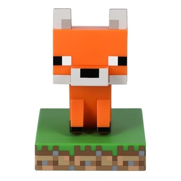Paladone Minecraft Officially Licensed Fox Free Standing Desk Light - Cozy Gaming Room Decor and Gif...