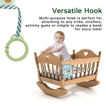 Boczif Baby Photo Album, Baby Memory Book Holds 4X6" Pictures, Soft Photo Cloth Book with Milestone Cards, Gift Set for Newborn Toddler & Kids（Blue）