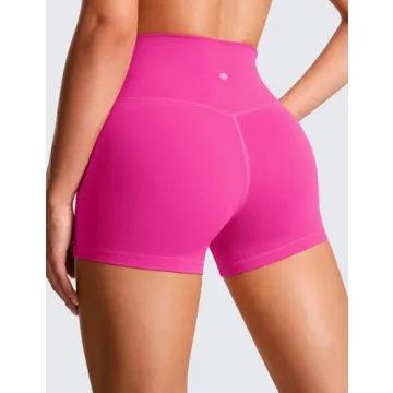 CRZ YOGA Butterluxe Crossover Biker Shorts for Women