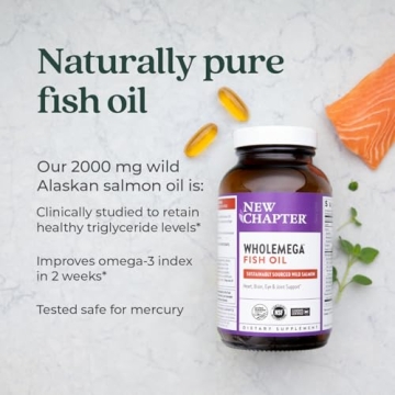 Wholemega Fish Oil - Sustainably Sourced Salmon Oil