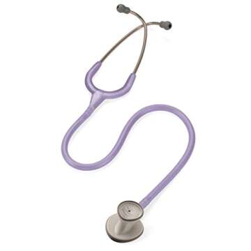 3M Littmann Lightweight II S.E. Stethoscope, Lilac Tube, 28 inch, 2453
