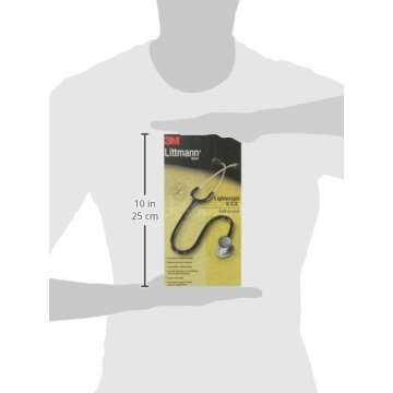 3M Littmann Lightweight II S.E. Stethoscope, Lilac Tube, 28 inch, 2453