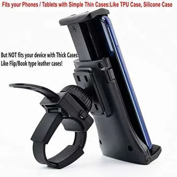 DHYSTAR Indoor Cycling Phone Tablet Holder for Gym