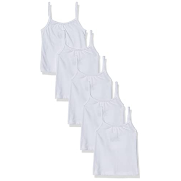 Hanes Girls Tagless Cotton Cami Multipack - 10 Assorted Blouses, Size Small