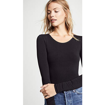 Yummie Women's Seamless Long Sleeve Bodysuit for Comfort