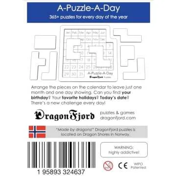 DragonFjord A-Puzzle-A-Day Puzzle for Daily Fun