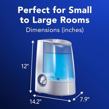 Vicks Warm Mist Humidifier for Healthy Breathing