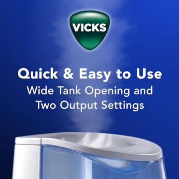 Vicks Warm Mist Humidifier for Healthy Breathing