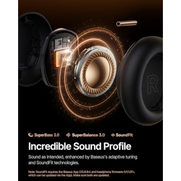 Baseus Inspire XH1 Headphones with Bose Sound and ANC