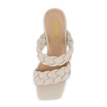 CUSHIONAIRE Women's Aurora braided platform sandal +Memory Foam and Wide Widths Available