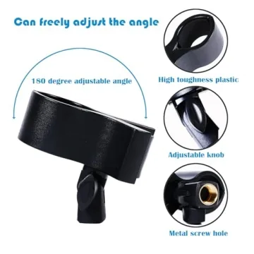 KayNicam Microphone Clip for 32-60mm Microphones