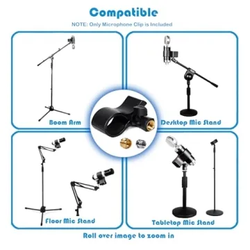 KayNicam Microphone Clip for 32-60mm Microphones