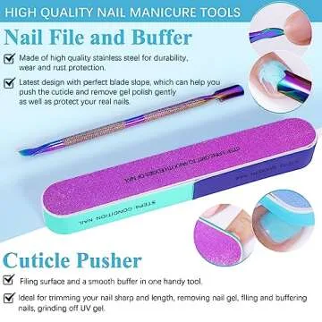 Nail Polish Remover, (3PCS) Gel Nail Polish Remover, Professional Removes Soak-Off Gel Nail Polish and UV Art Nail Lacquer, Don't Hurt Your Nails - 15Ml