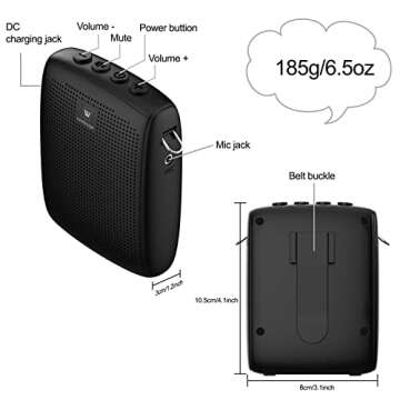 WinBridge WB002 Bluetooth Voice Amplifier for Teachers