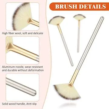 Soft Facial Applicator Brushes for Skincare Enthusiasts