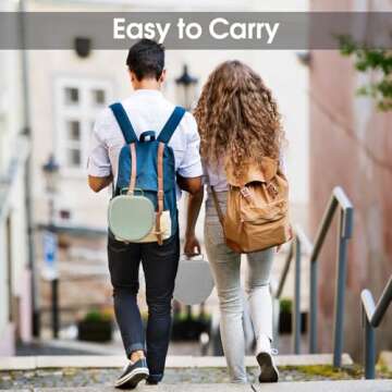 ProCase Hard Case for AirPods Max, Travel Carrying Headphone Case with Silicone Earpad Cover & Mesh Pocket, AirPods Max Protective Portable Storage Bag -Green