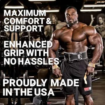 Schiek 1000LLS Leather Weight Lifting Straps - Durable