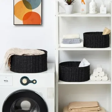 Stylish Vagusicc Wicker Basket Set for Efficient Storage